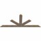 Ekena Millwork Saratoga Smooth Timber Gable Bracket, Douglas Fir, 84"W x 35"H x 1 1/2"D x 5 1/2"F, 10/12 Pitch GBW084X35X0206SAR00SDF - alternate 2
